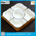 Wholesale dried fruit & nuts snacks division useful Ceramic Plates